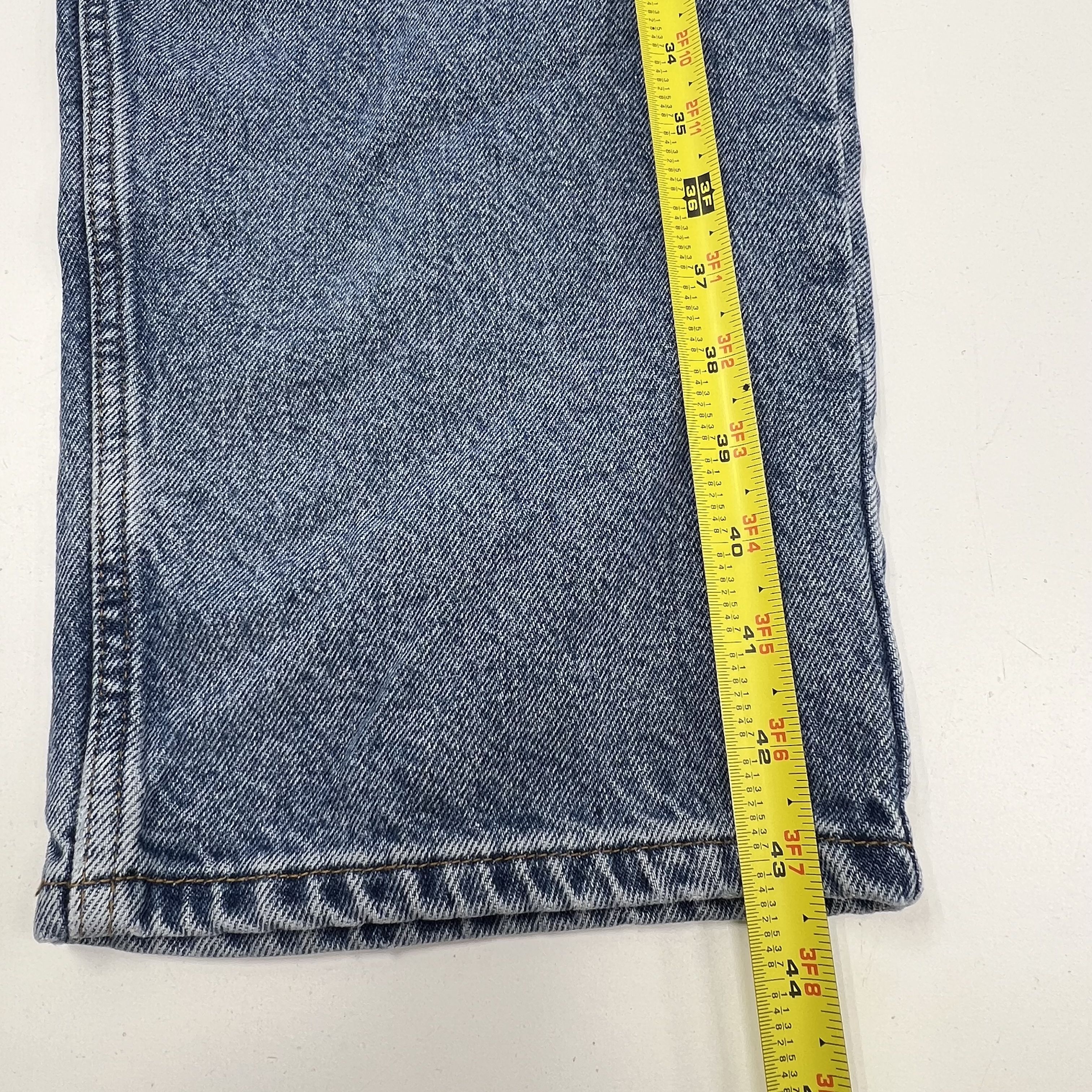 Vintage 90s Calvin Klein Jeans Blue Denim Easy Fit Straight Leg Men's Size 40x32