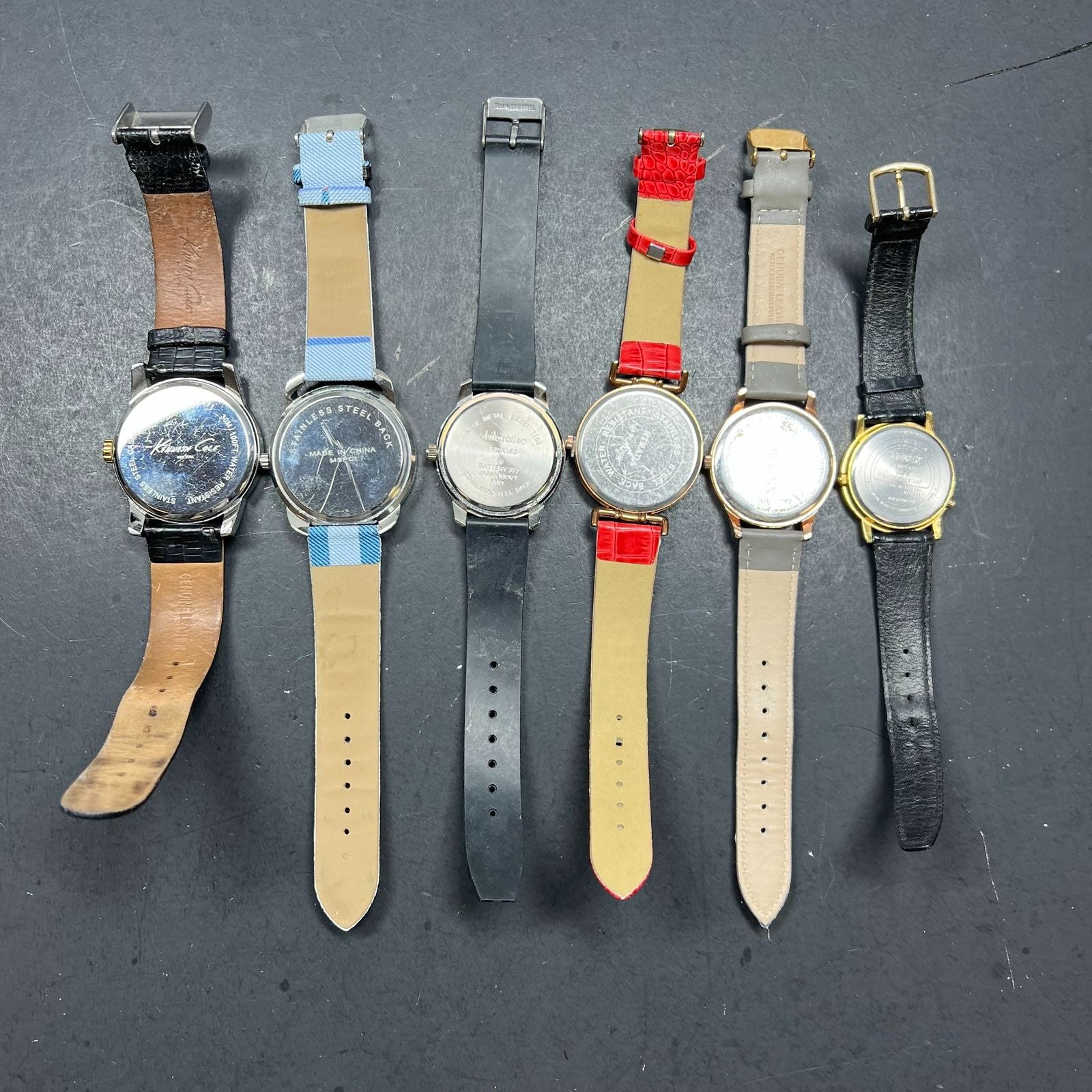 Lot of 6 Women's Watches Analog Mixed Brands Working