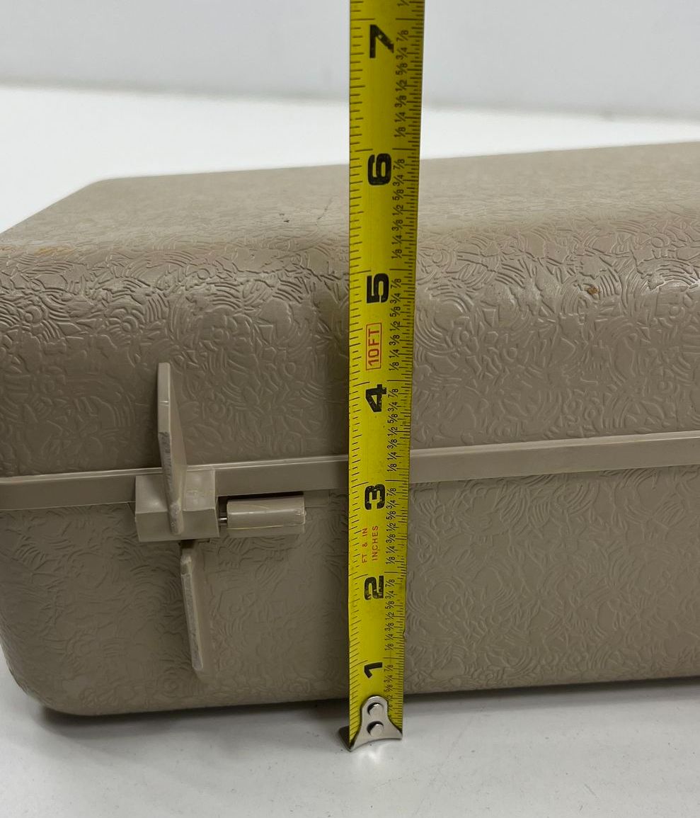 Vintage 70s Hamilton Beach Fashion Aire Portable Hair Nail Dryer Bonnet Case