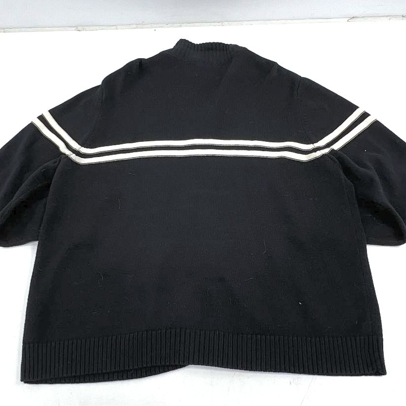 VTG Men's Mixed Brands Blue & Black Knit Pullover & Zip Sweaters Lot - Size XL