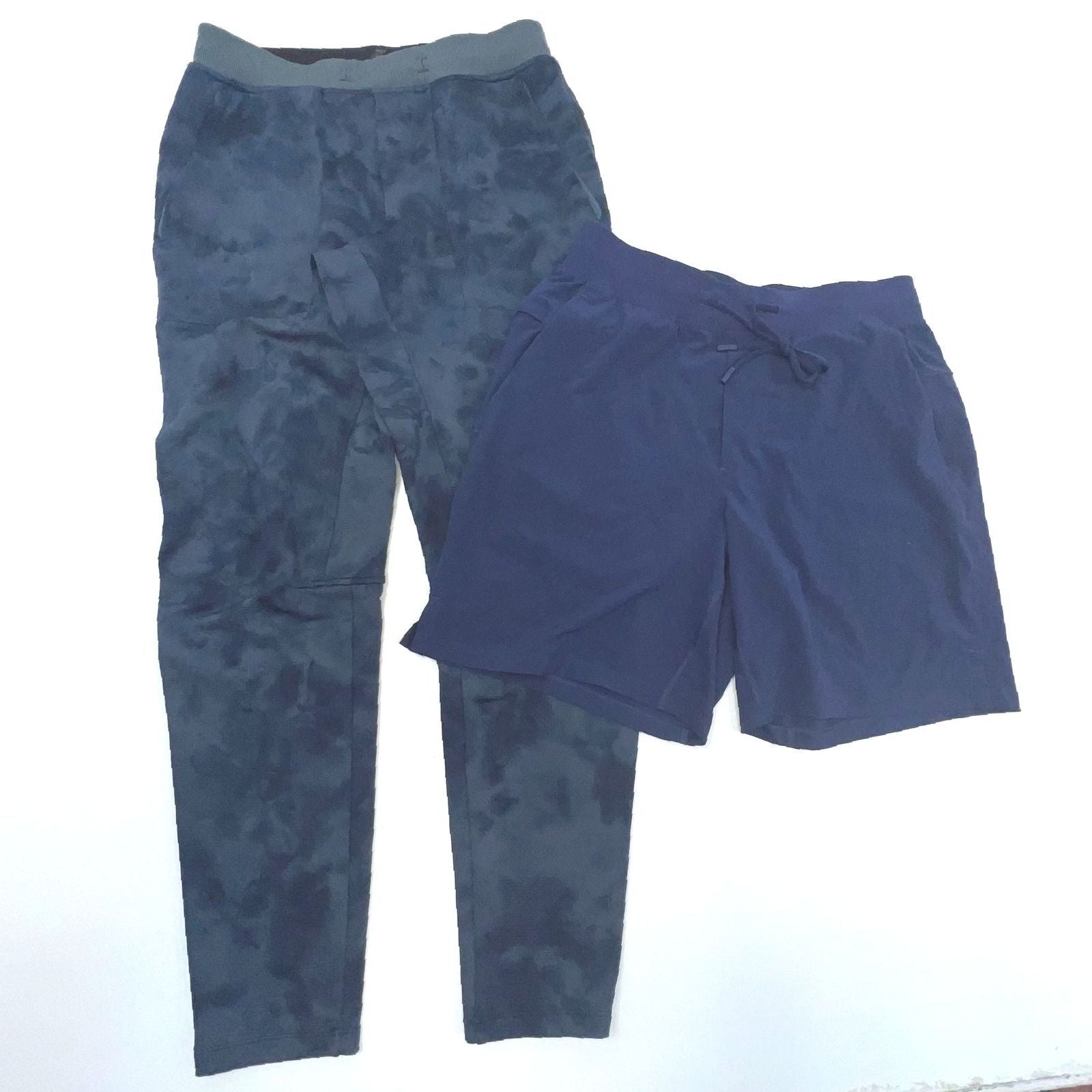 Lot of 2 LuluLemon Athletic Bottoms Shorts Pants Men's Medium Blue