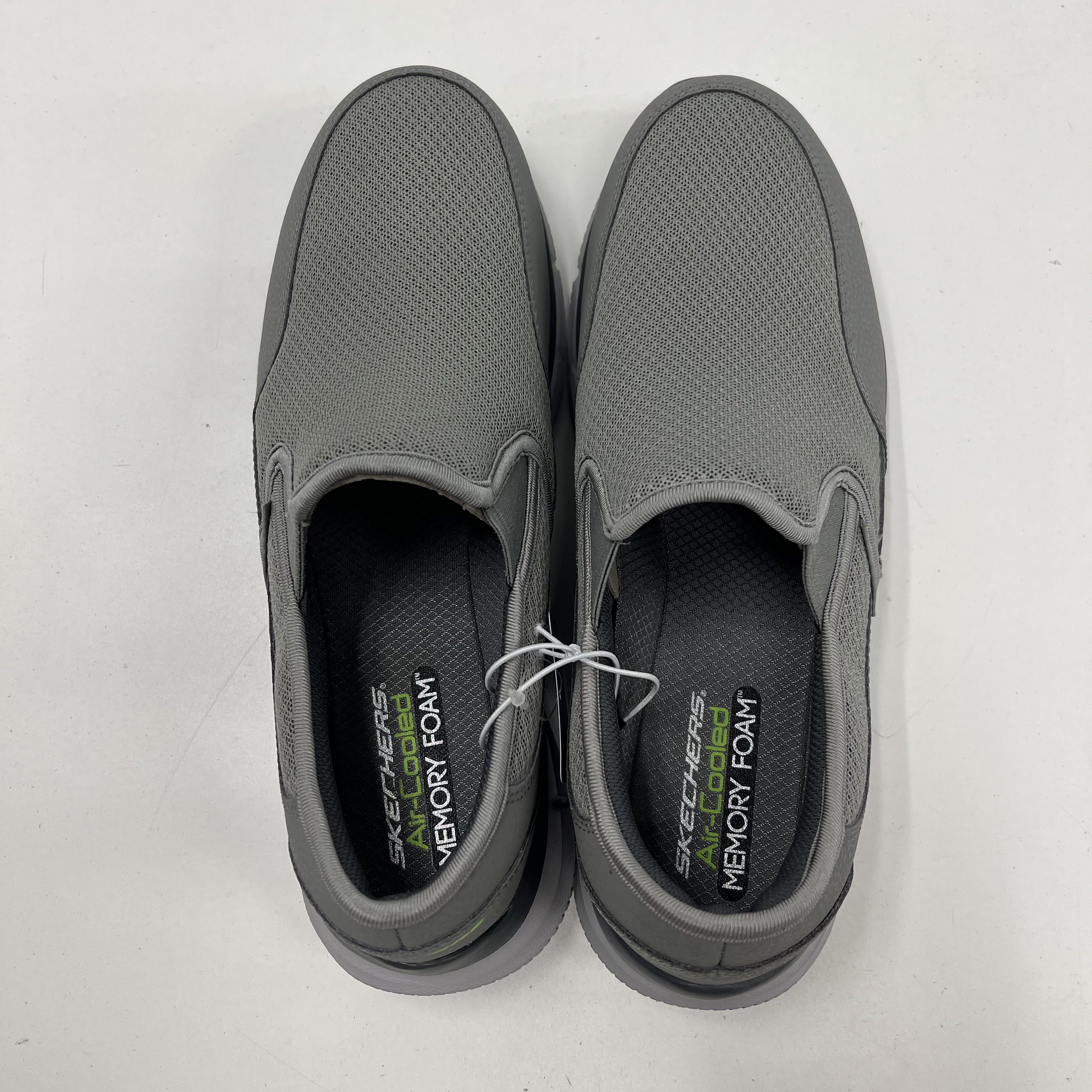 SKECHERS Equalizer Grey Slip-On Casual Shoe Men 10.5 NWT