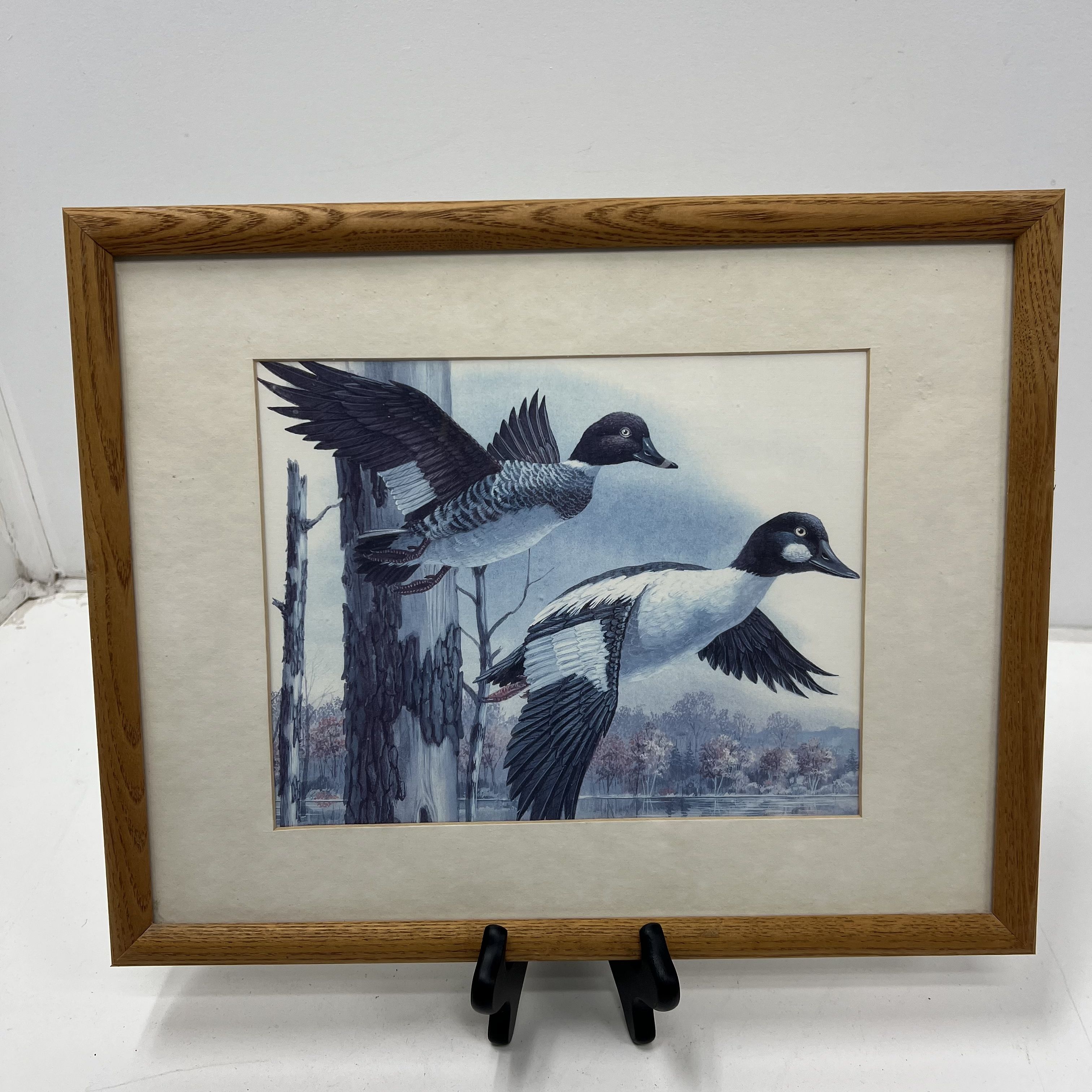 Signed Don Balke Duck Nature Litho Prints Framed Matted Lot of 5 Print Signed