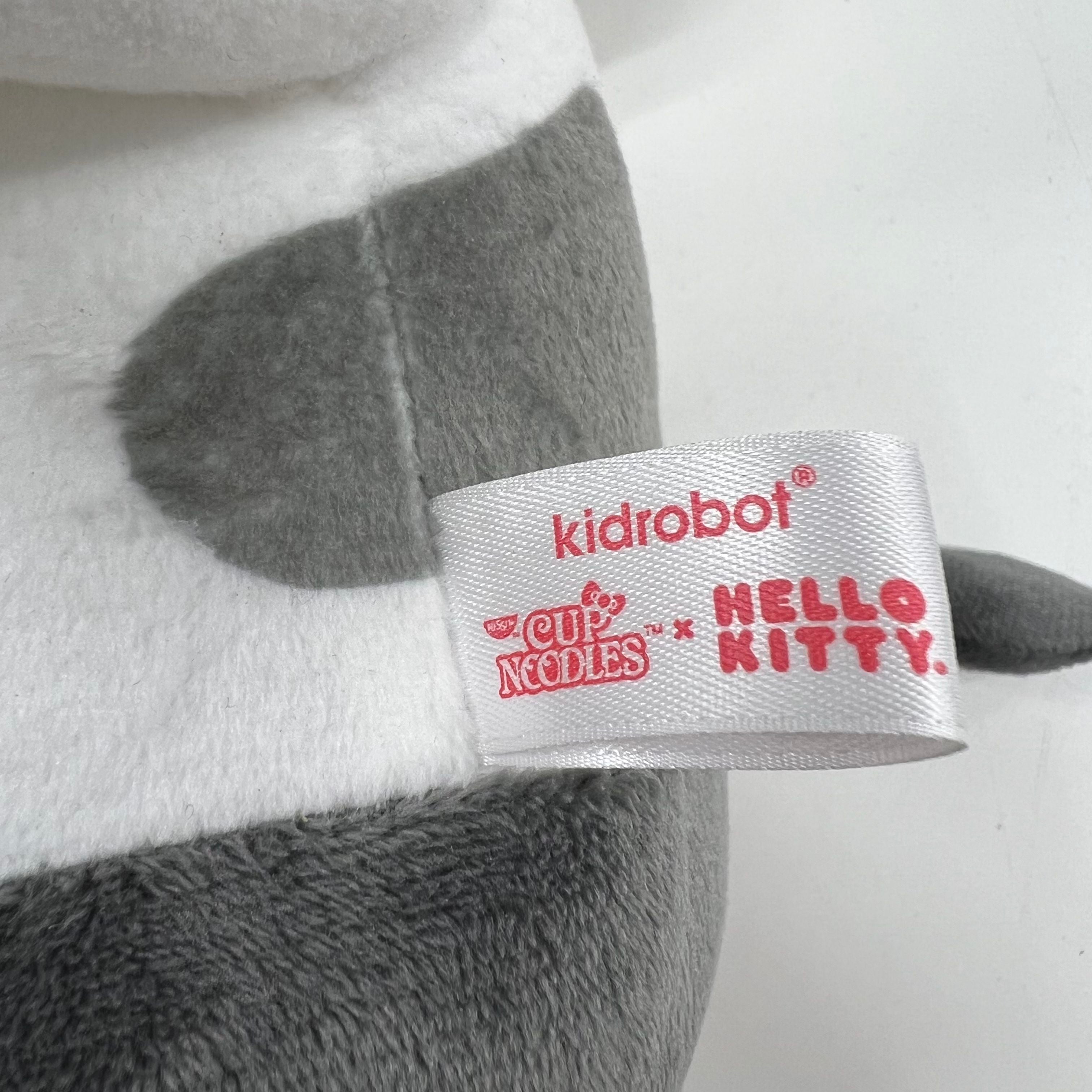 Hello Kitty x Cup Noodle Nissin Beef Kidrobot Sanrio 12" Plush