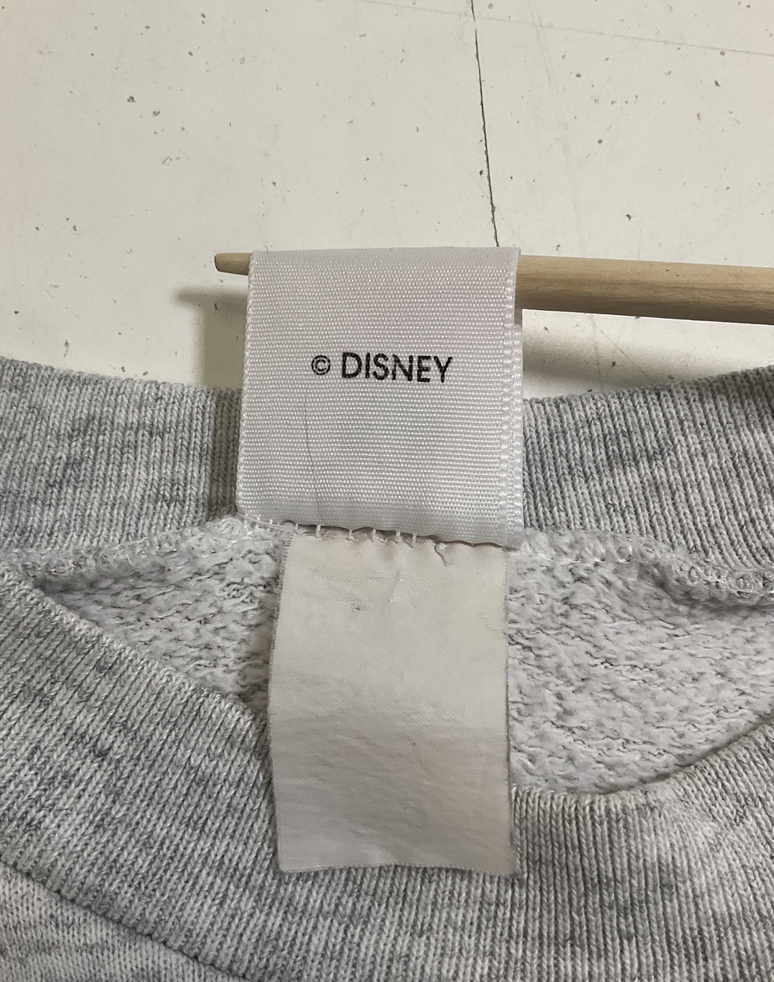 Vintage 90s Disney Wear Gray Donald Duck Graphic Crewneck Sweatshirt Men's L