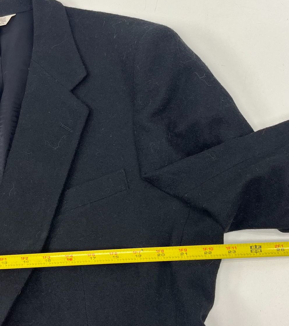 Hunt Valley Black Vintage 70s 100% Camel Hair Blazer Sport Coat Men's 46R