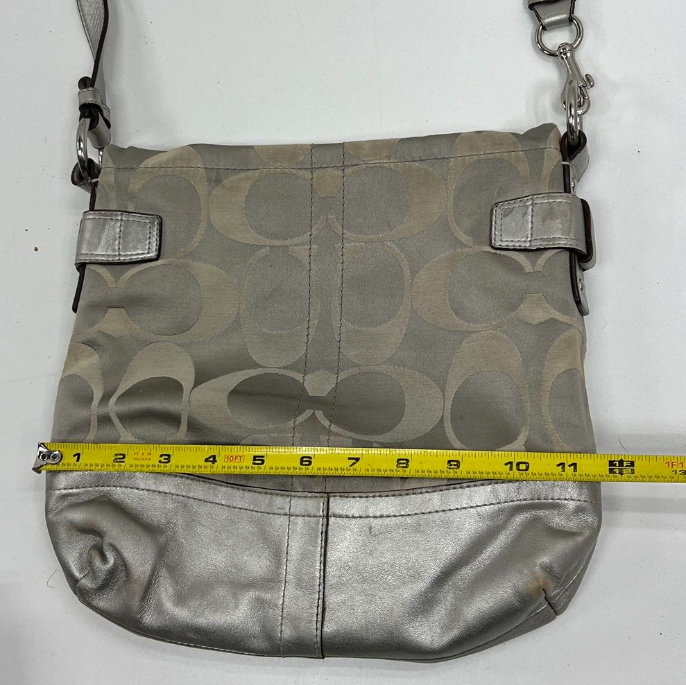 Coach Handbag Lot 2 Signature Patchwork Tote & Duffle Shoulder Bag Purse