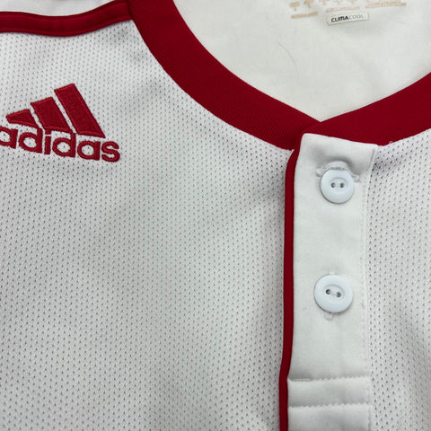 Adidas New York Red Bull 2011-12 Home Soccer Jersey White MLS Men's Size L