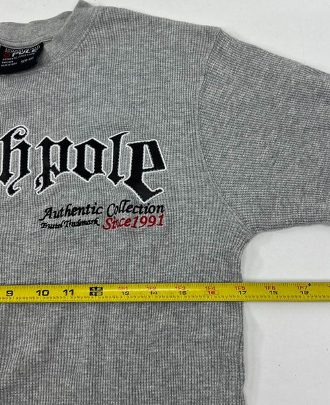 Vintage Y2K Southpole Lot of 2 Thermal Shirts Graphic Embroidered Men's XL