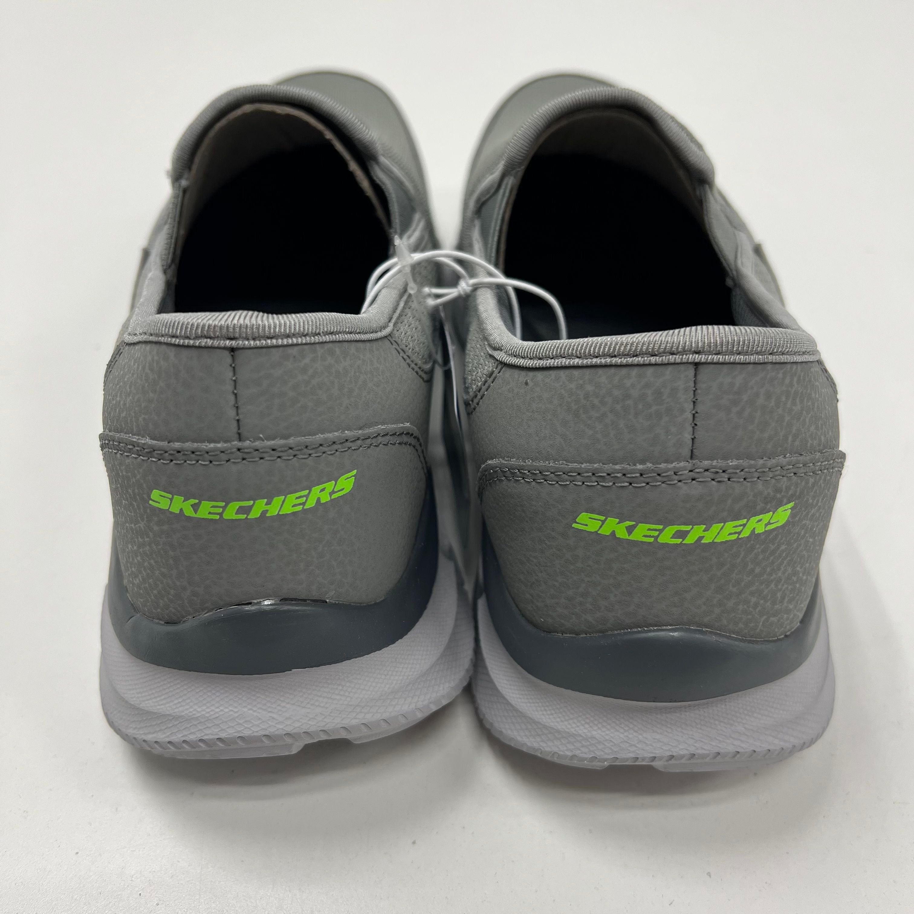 SKECHERS Equalizer Grey Slip-On Casual Shoe Men 10.5 NWT