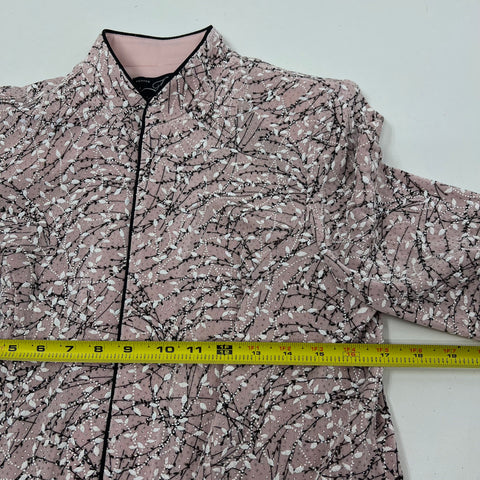 NWT Alex Evenings Pink Glitter 2-Piece Jacket Shell Top Set Women's Petite L