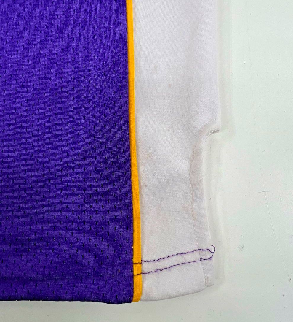Men's Reebok NFL Short Sleeve Purple Brett Favre 44 Sports Jersey - Size 50