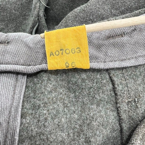 Vintage Slitman Swedish Military M39 Gray Wool Field Pants Trousers Men's 25
