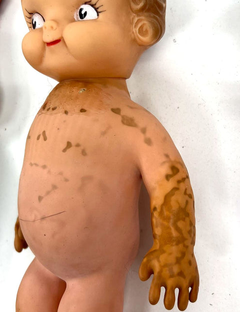 Vintage Lot Kellogg's Crackle Doll Bank & Campbell's Kids Ideal Toy