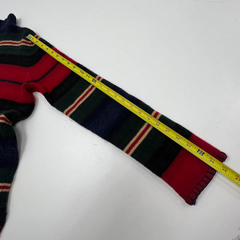 Vintage 90s Lauren Ralph Lauren Multi Stripe Lambswool Sweater Women's L
