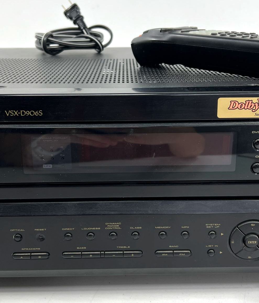 Home Audio Pioneer VSX-D906S AV Stereo Receiver & Remote in Box POWERS ON