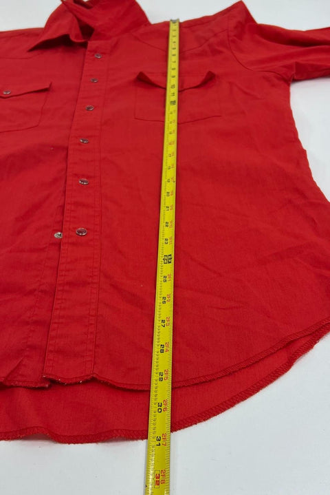 Vintage 90s Lot of 2 Western Pearl Snap Shirts Youngbloods Striped Red Sz M