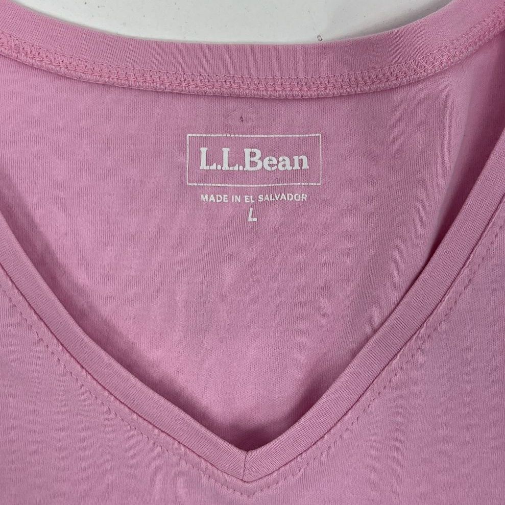 LL Bean Women's Clothing Lot 4pc T-Shirts Shorts Sz S M L 10 Navy Blue Pink