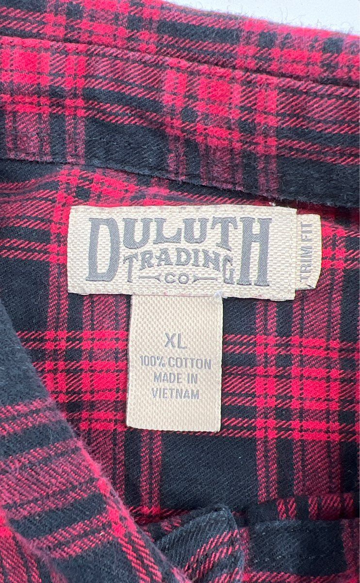 Duluth Trading Co. Red and Black Plaid Skirt - Size XL