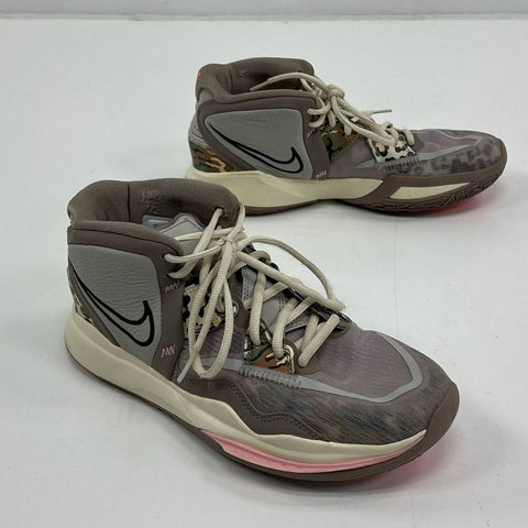 Nike Kyrie Infinity Grey Leopard Camo Sneaker Athletic Shoes Women's Size 8