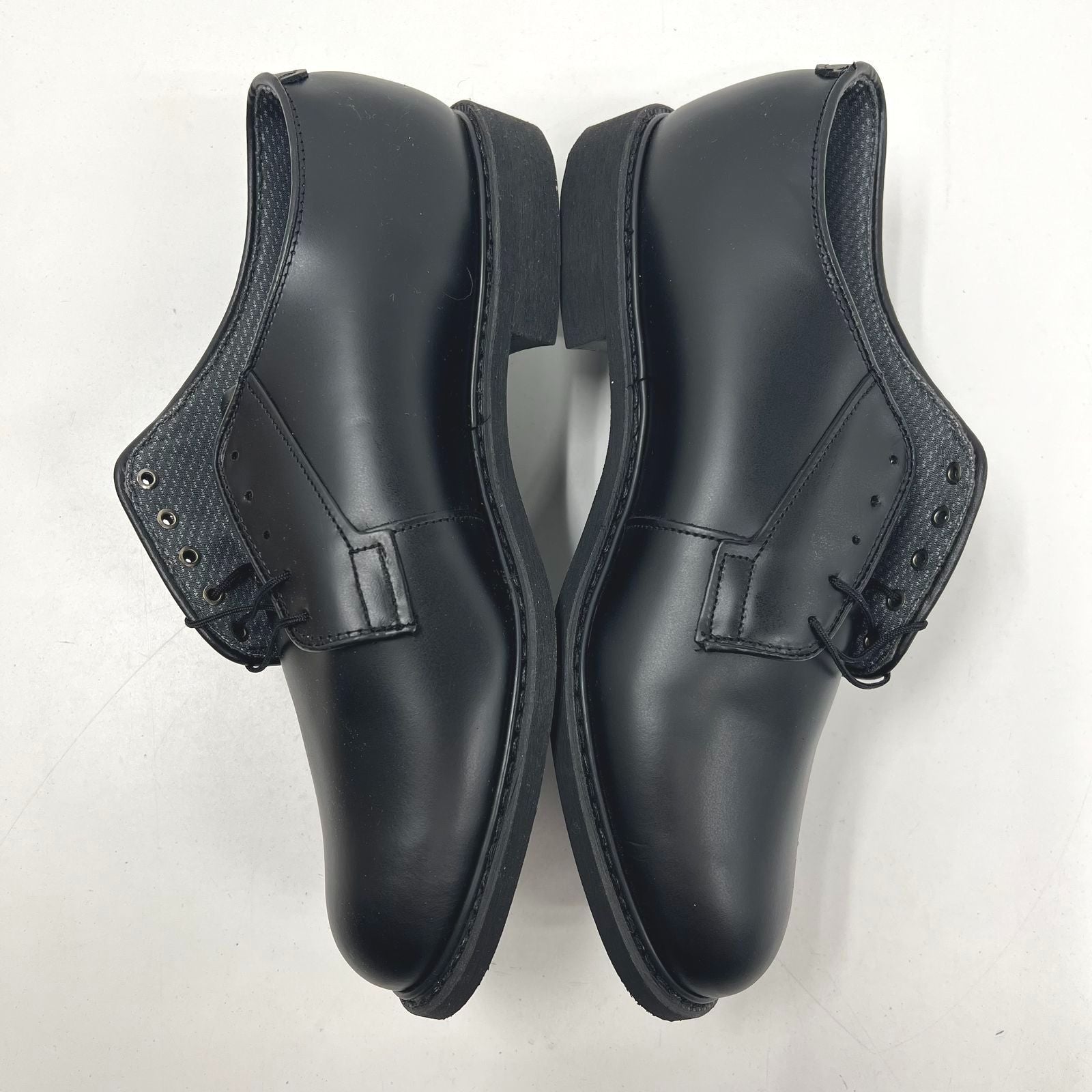 Capps Commander 90258 Airlite Uniform Oxford Shoes Mens 12 D Black NIB Made USA