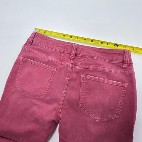 Closed Pedal-X Dusty Rose Garment Dyed Straight Leg Jeans Women's Size 28