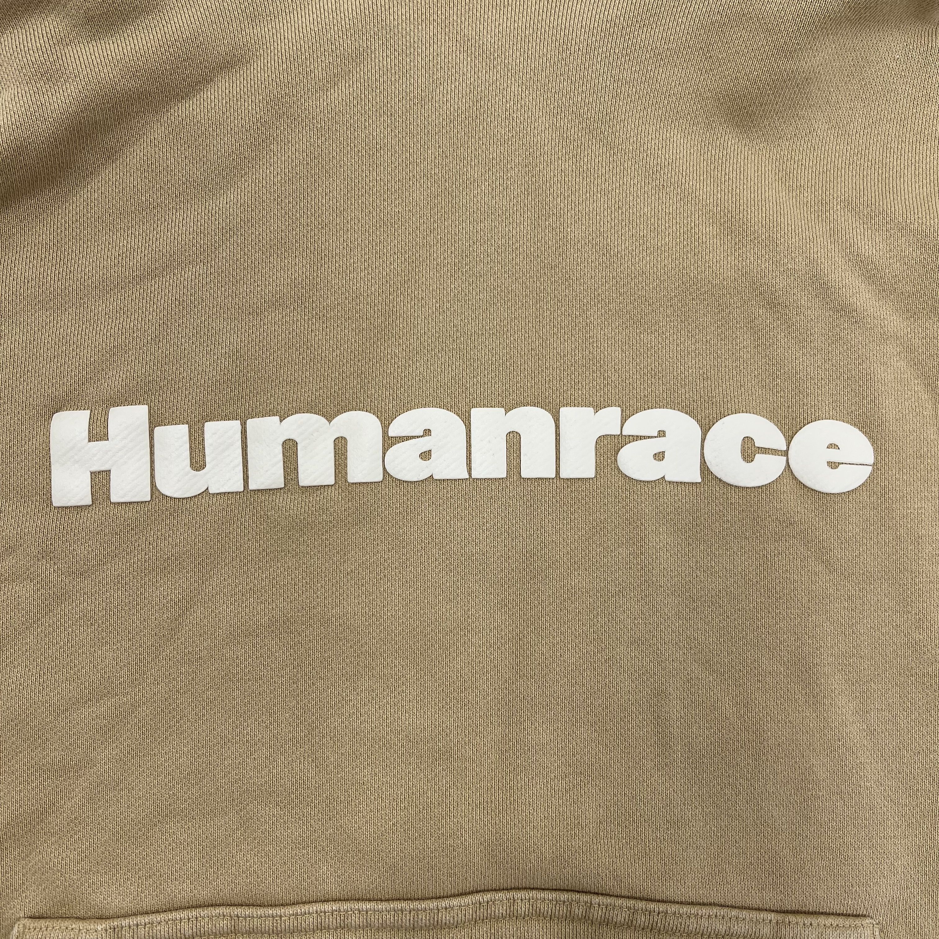 Adidas Humanrace Hazy Beige Basics Pullover Hoodie Men's M