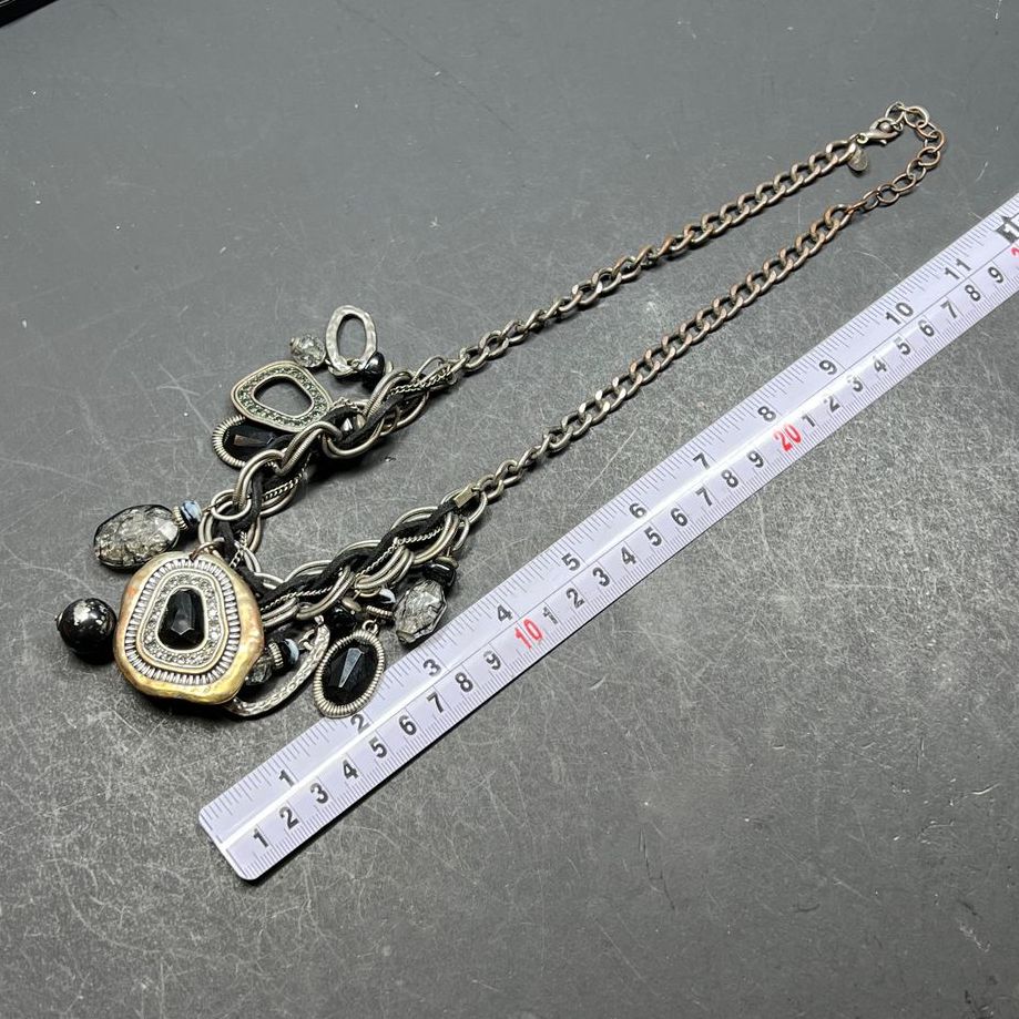 Laura Ashley Dangling Pendant Charms Necklace