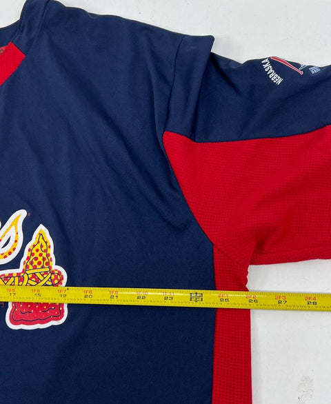 Majestic Coolbase Nebraska Senior Softball Braves Jersey Men's 2XL Summers 55