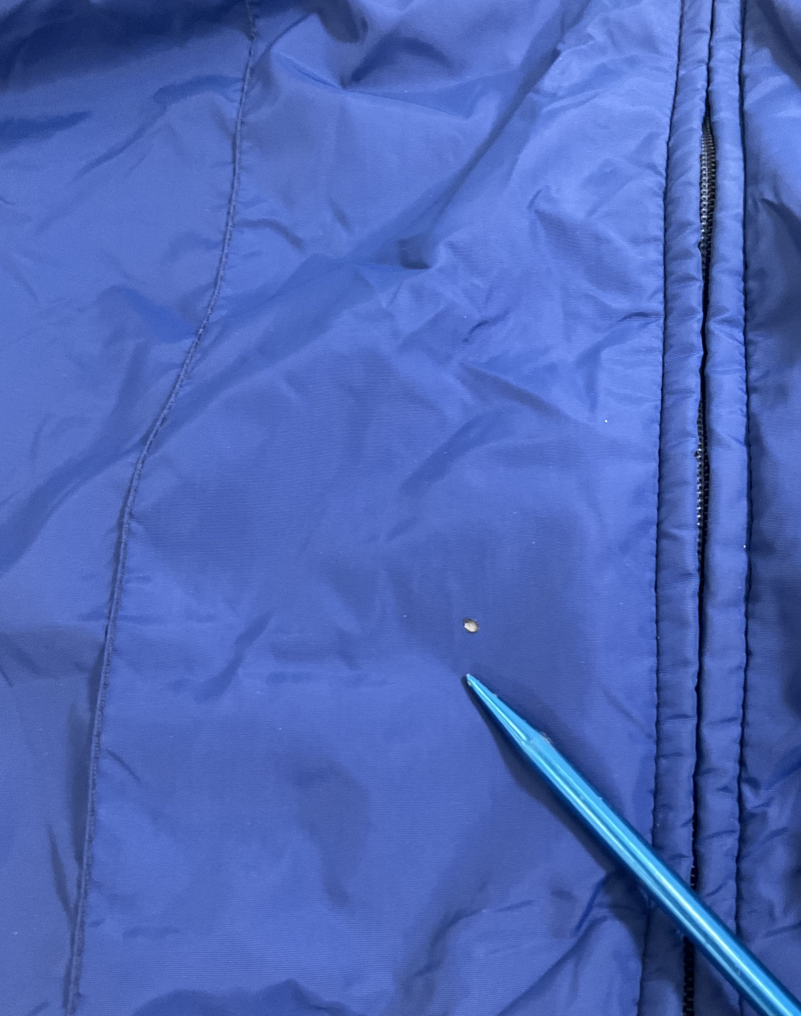 Vintage Sportcaster Mens XL Blue High Rise Snow Pants Ski Bib Made in USA