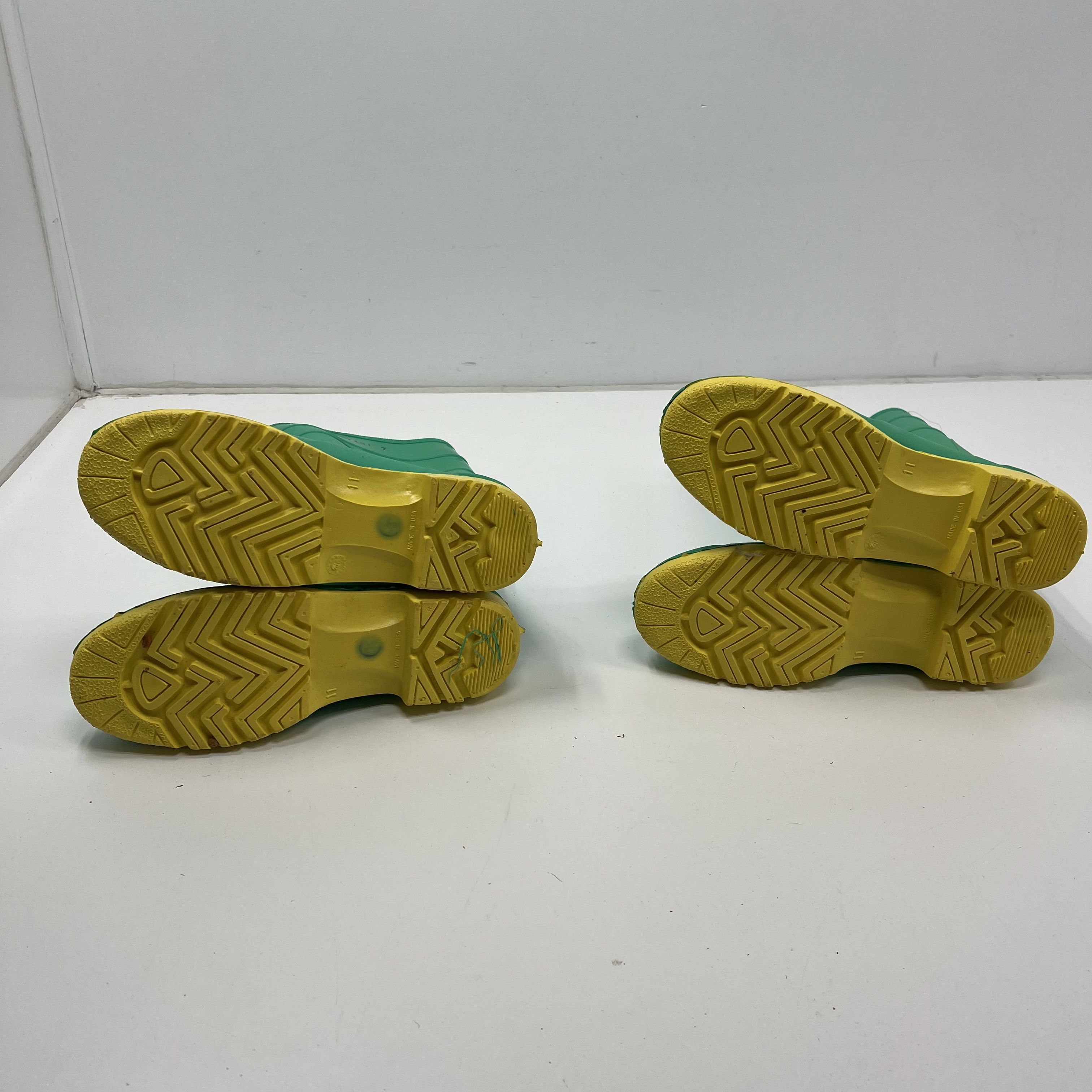 Vintage 90s Bata Men's Hazmax Safety Hazmat Boots Lot 2 Pair Made in USA