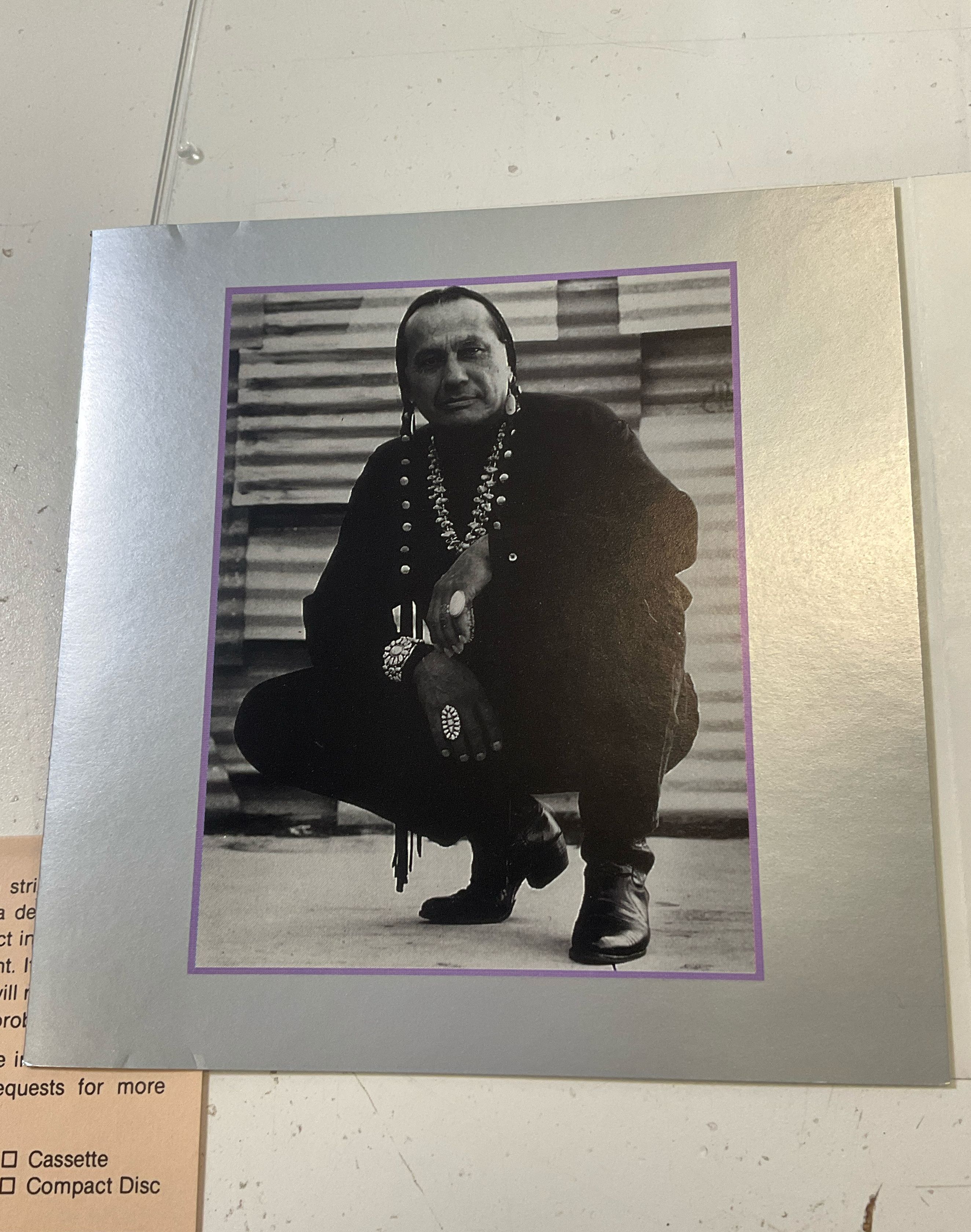 Russell Means Electric Warrior CD 1993 Warrior WAR-603