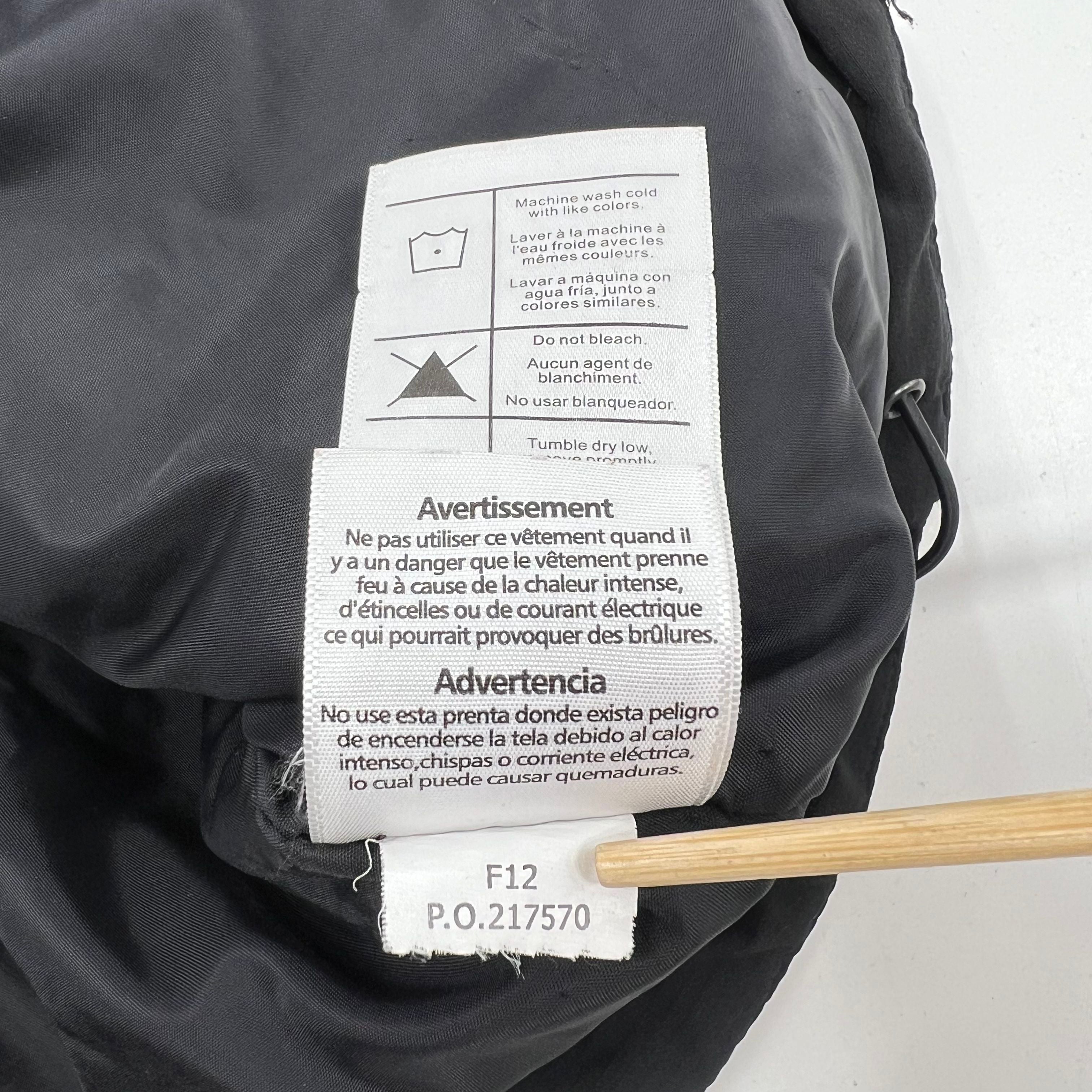 Carhartt Gilliam Hooded Quilted Hybrid Puffer Jacket Men's S Black Gray
