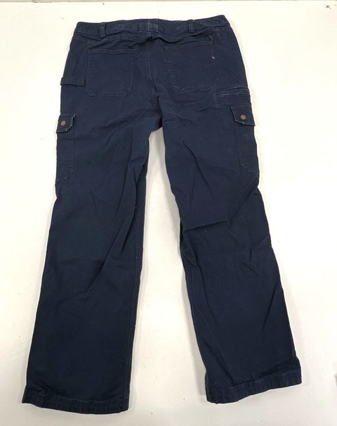 Lot 2 Duluth Trading Co Gray Black Curvesetter Cargo Work Pants Women's 16x31