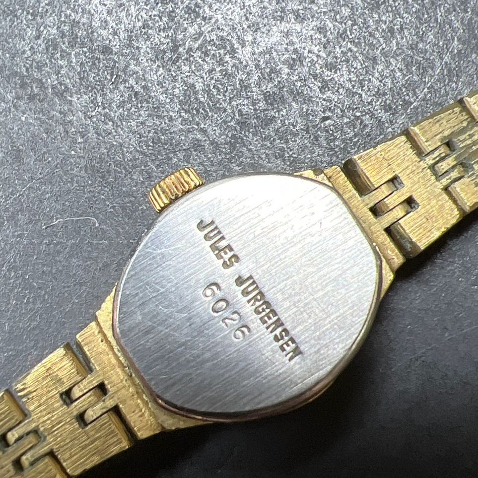 Jules Jurgensen 6026 Wristwatch Not Working for Parts/Repair