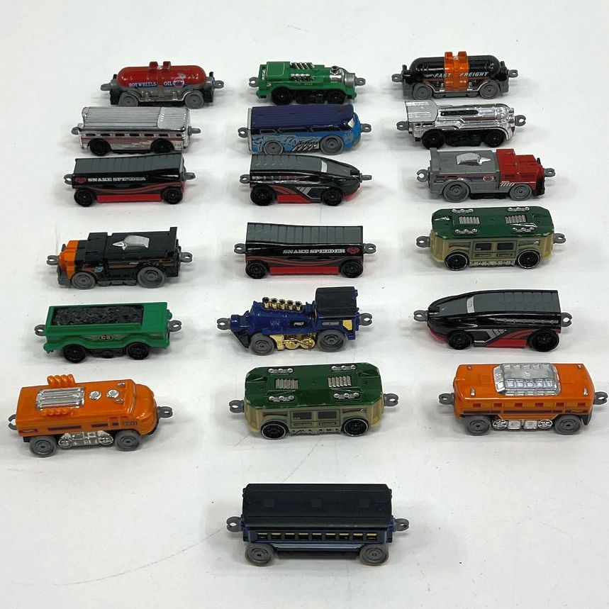 Collectible Mattel Hot Wheels Train Cars Lot C2010 -11 Mixed Styles & Colors