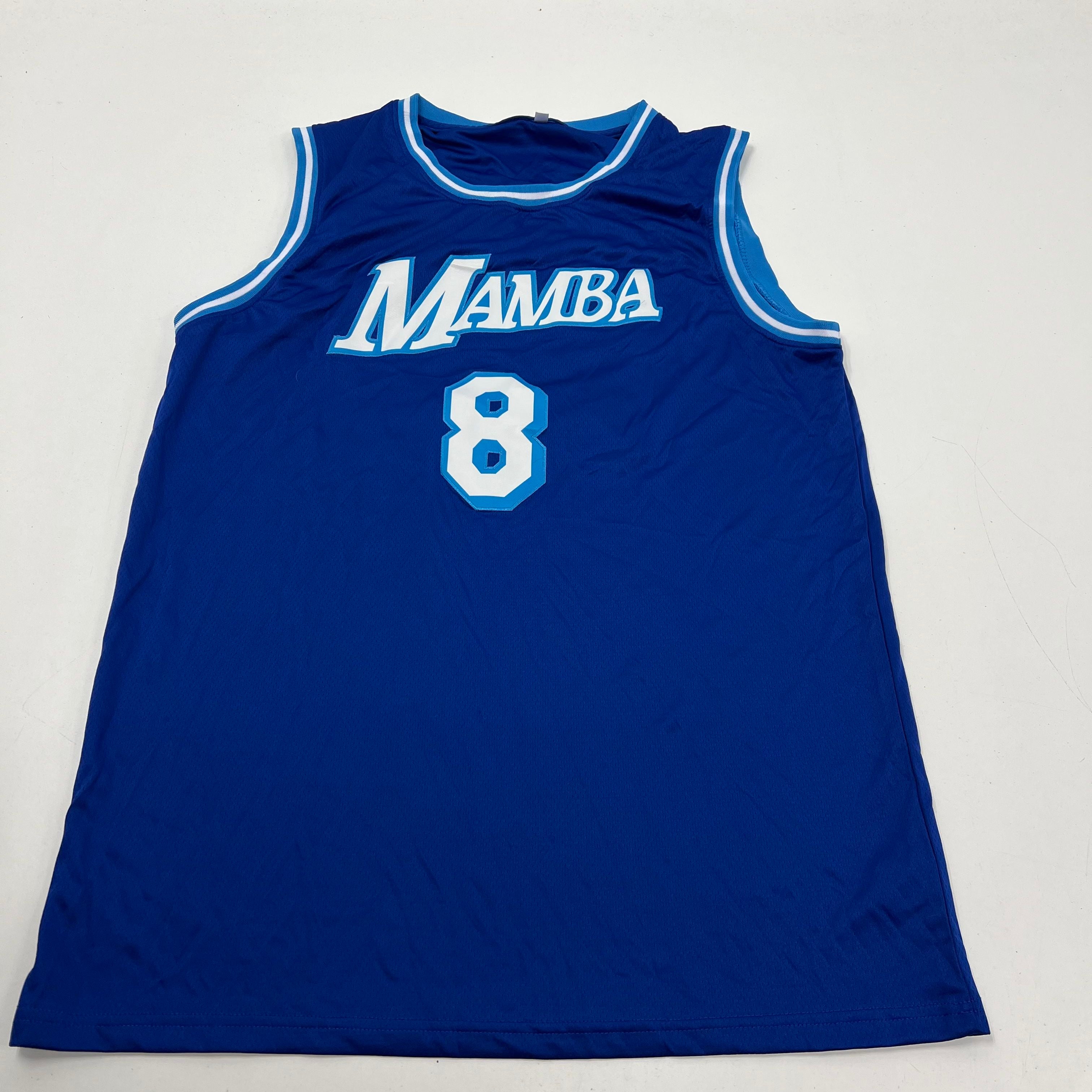 Kobe Bryant Mamba #8 Front #24 Back Tribute Stitched Basketball Jersey Sz XXXL