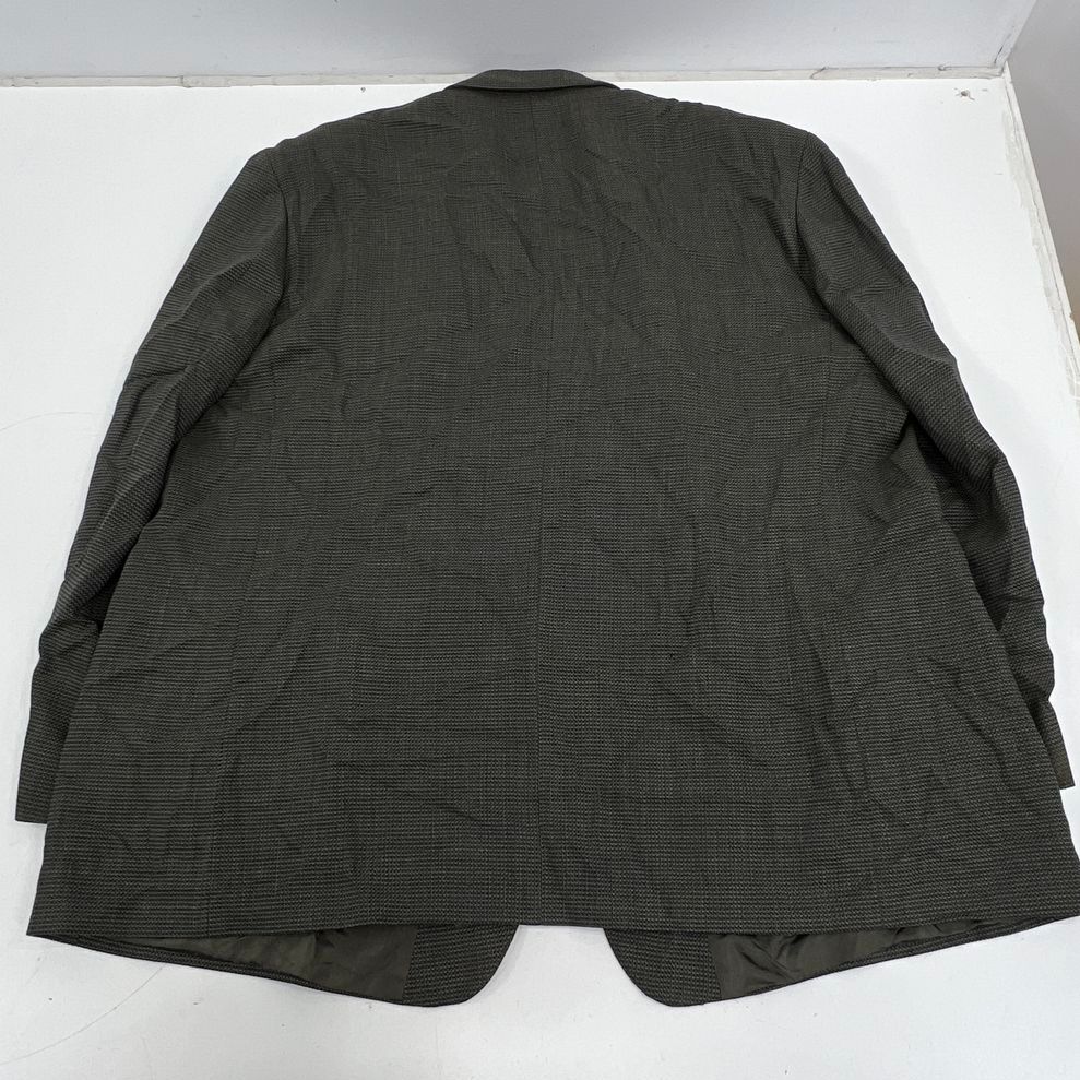 Oscar De La Renta Lot of 2 Gray Wool Cashmere Blazer Jacket Men's 60L