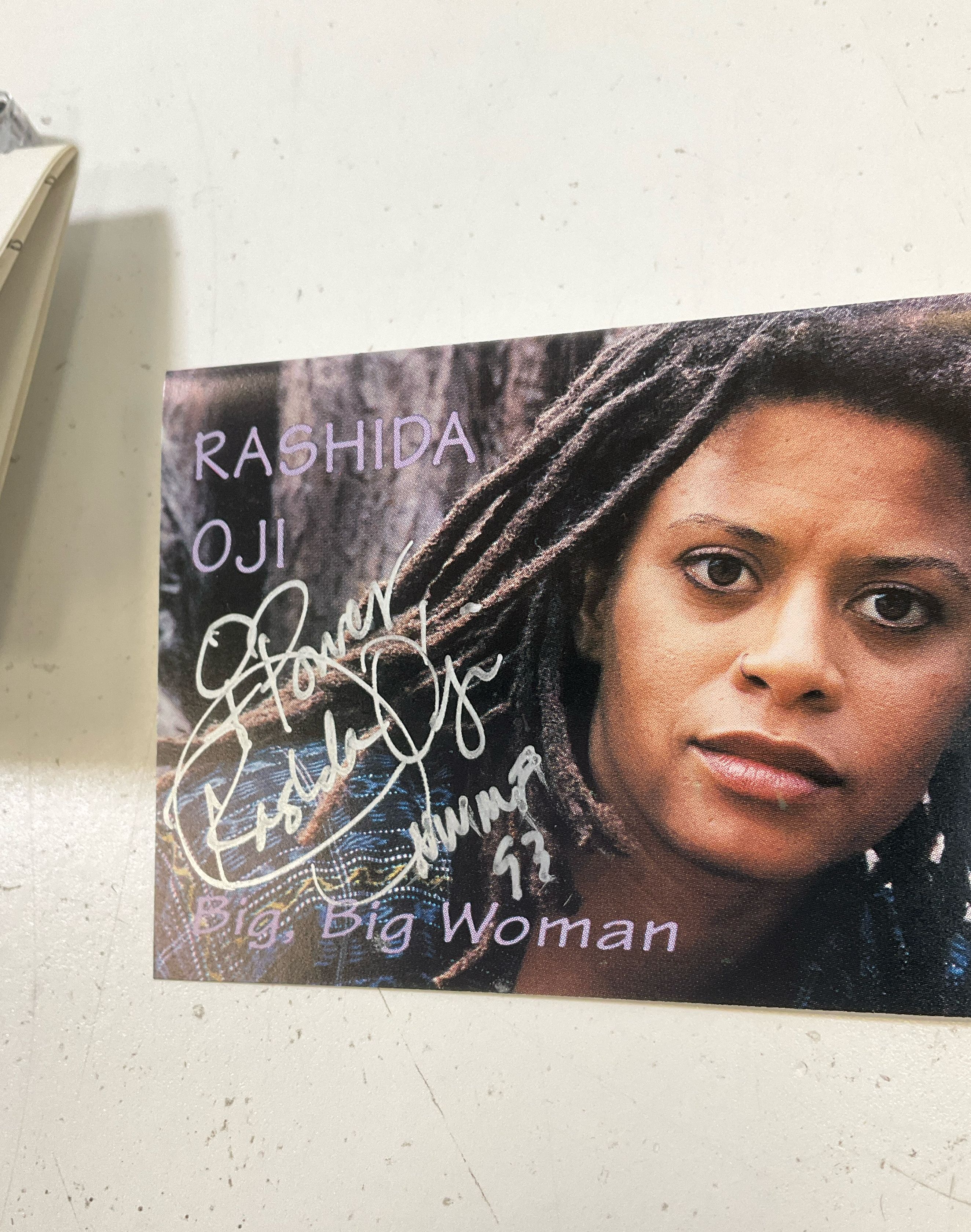Rashida Oji Big, Big Woman Cassette Tape Fabulous Records Autographed