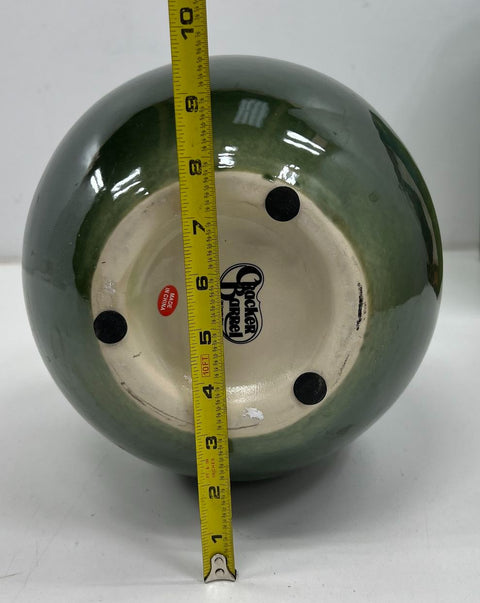 Cracker Barrel Natural Elements Ceramic Tabletop Water Fountain Green Tested