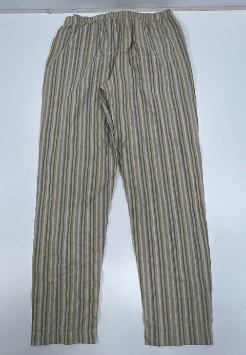 NWT Hanro Desert Stripe Night & Day Woven Cotton Lounge Pants Men's L