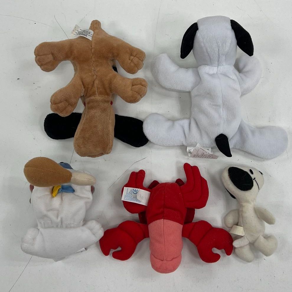 Vintage 80s Plush Lot Garfield Pound Puppies Snoopy Tonka Applause