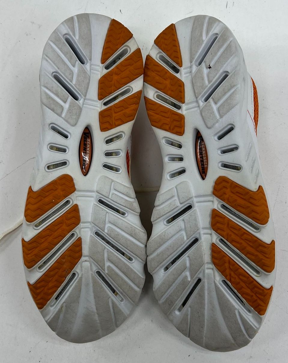 Piro Tennessee Volunteers White Orange Sneakers w/ Bag Men's Size 10.5