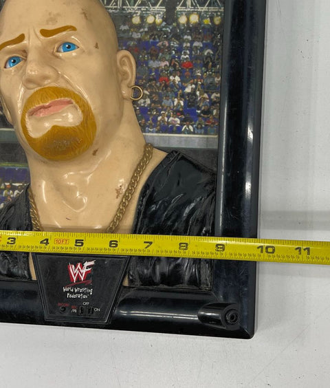 Vintage 90s WWF Stone Cold Steve Austin Walk Talker Wall Art Non-Working