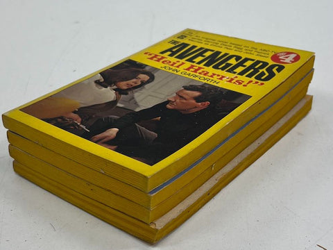 Vintage 1960s The Avengers TV Series Paperback Lot of 4 Books Steed & Peel