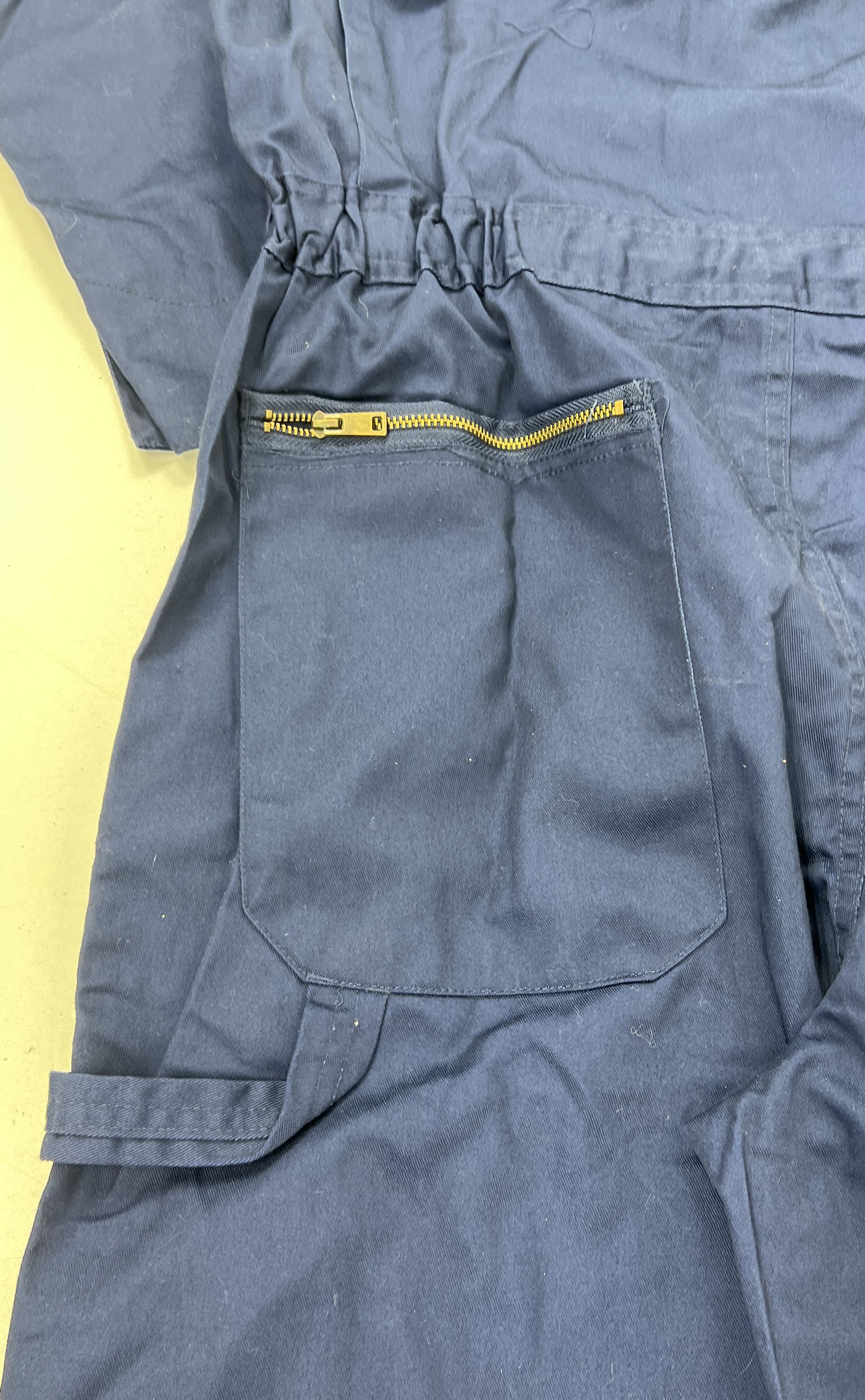 NWT Men's Kolossus Workwear Blue Jumpsuit Coveralls Boiler Suit - Size Small REG
