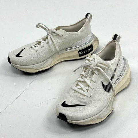 Nike ZoomX Invincible Run Flyknit Rawdacious White Running Shoes Size 8