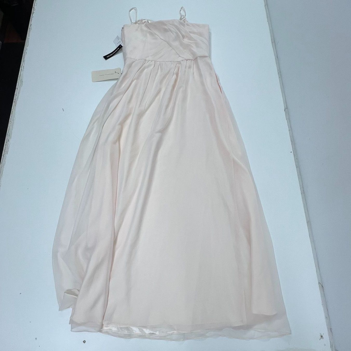 Weddington Way Charlotte Chiffon Maxi Bridesmaid Dress Womens Size 14 NWT