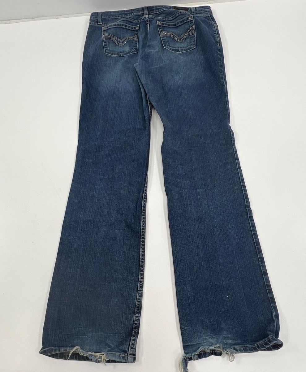 Women's Harley Davidson Blue Dark Wash Denim Jeans Lot of 3 - Size 16 Xtra Tall