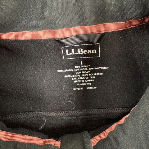 Lot 3x LL Bean Mens Pullover Fleece Jacket Chamois Shirt Lot Sz L-XL